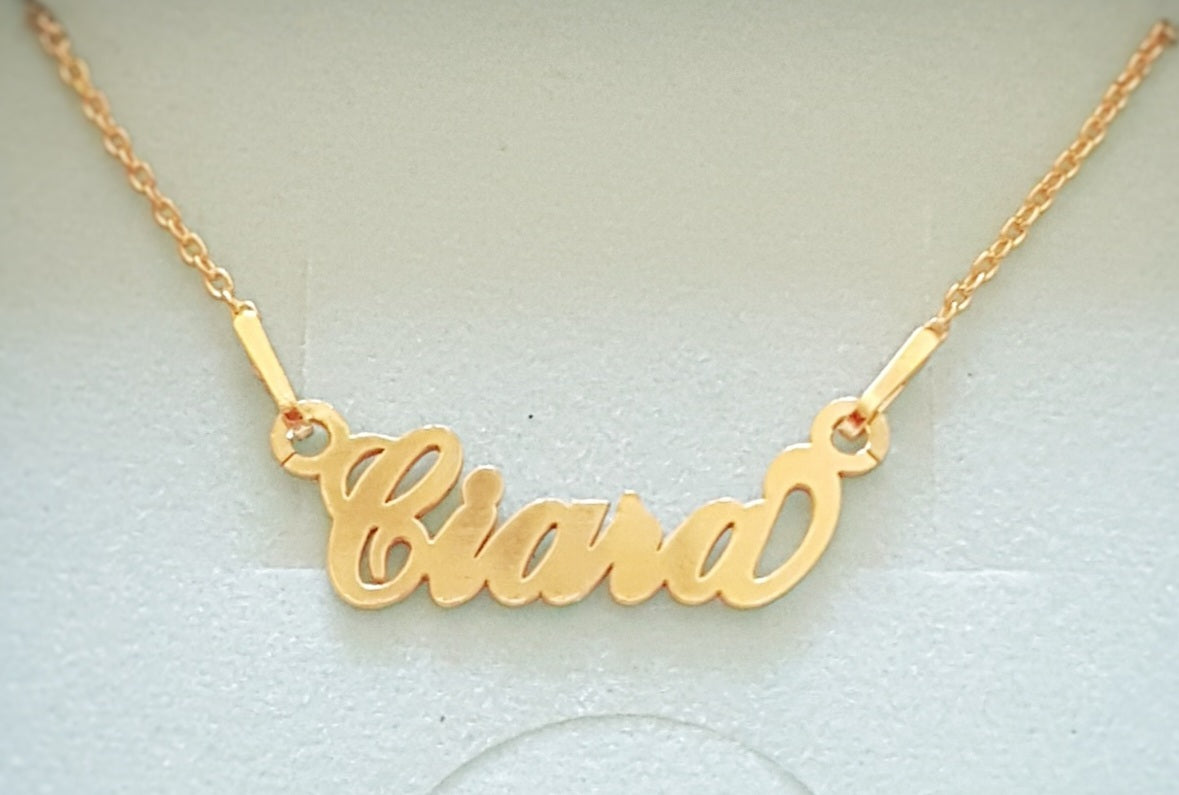 Ready-Made Name Necklace 925 Sterling Silver