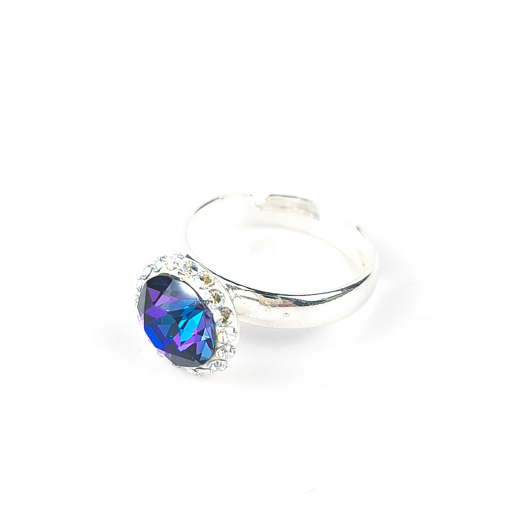 Dazzling Moonlit Heliotrope Ring