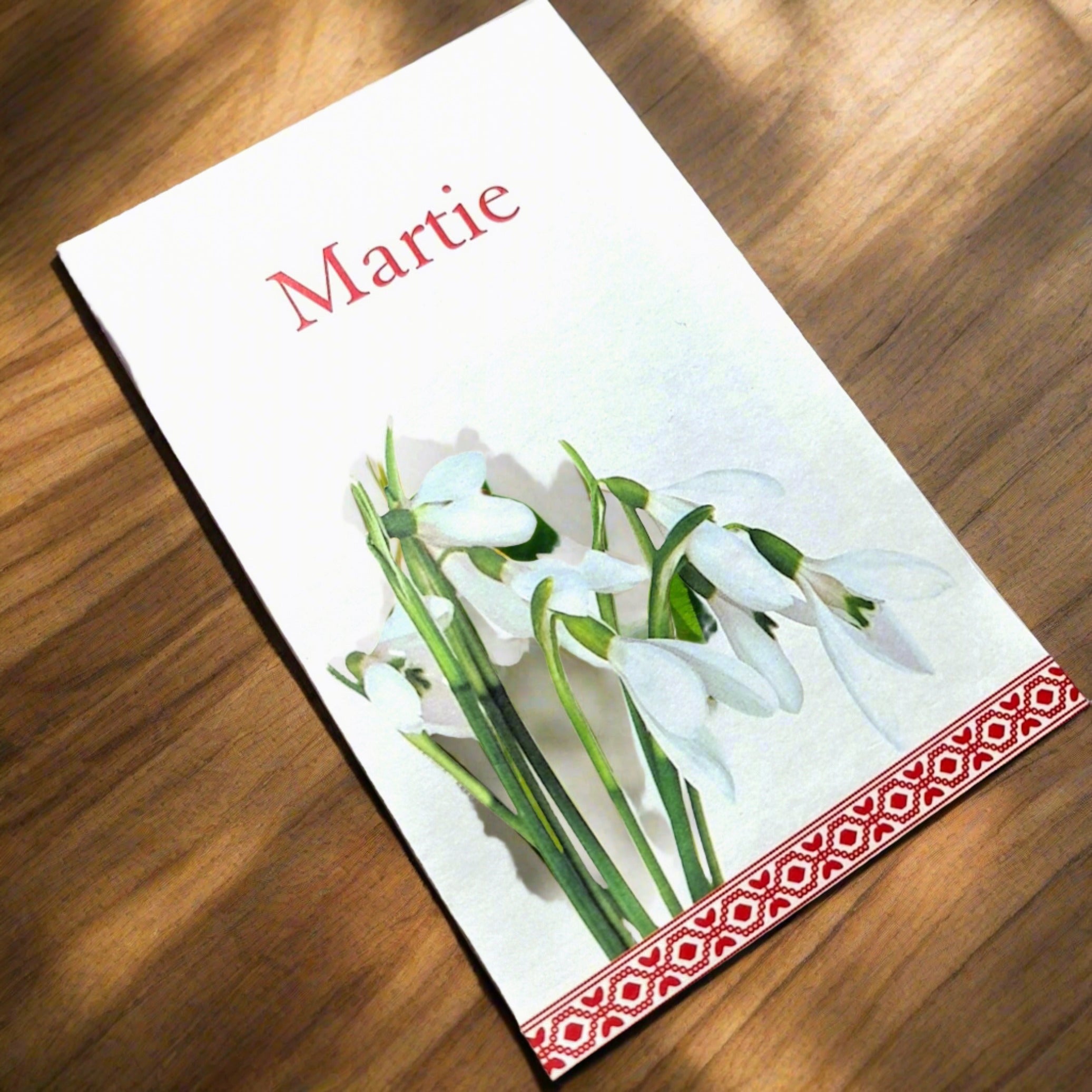 Spring Bloom Martisor Gift Envelope