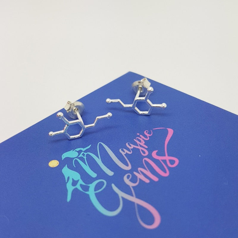 Be Passionate Dopamine Stud Earrings, [product type], - Personalised Silver Jewellery Ireland by Magpie Gems