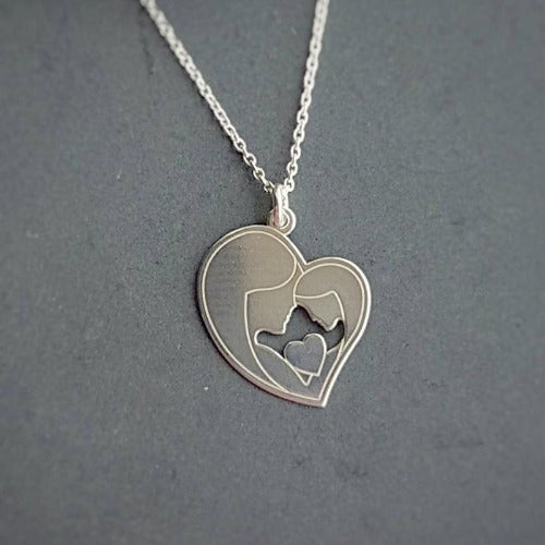 You are my heart Necklace | Mother Daughter Gift, [product type], - Personalised Silver Jewellery Ireland by Magpie Gems