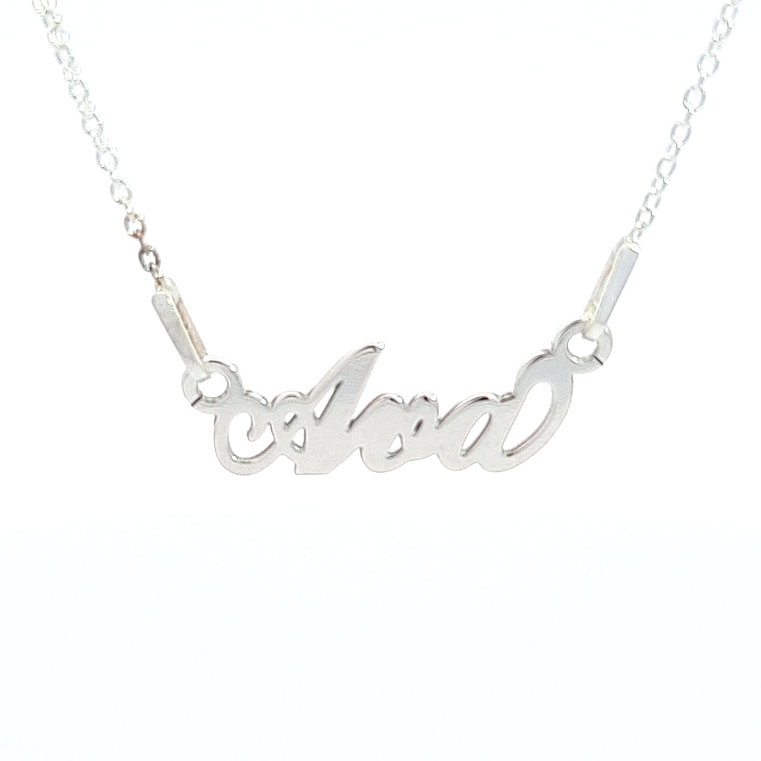 Ready-Made Name Necklace 925 Sterling Silver