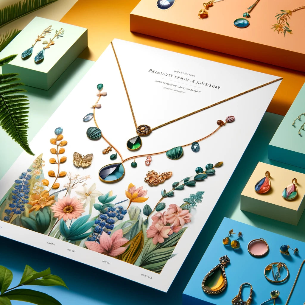 Spring 2024 Jewellery by Magpie Gems featuring vibrant colours, nature-inspired designs, and personalised pieces.