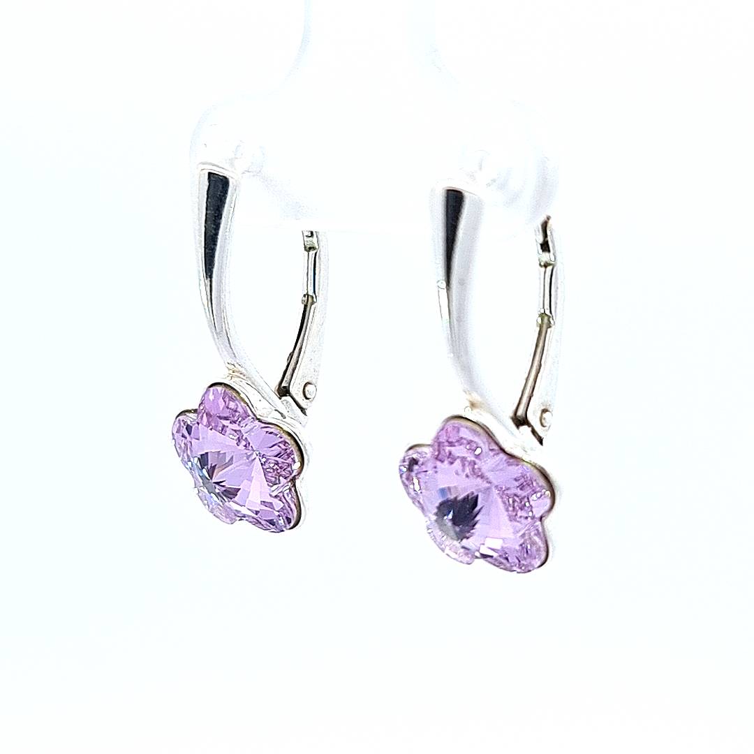 Little Miss Flower Leverback Earrings | Choose your color