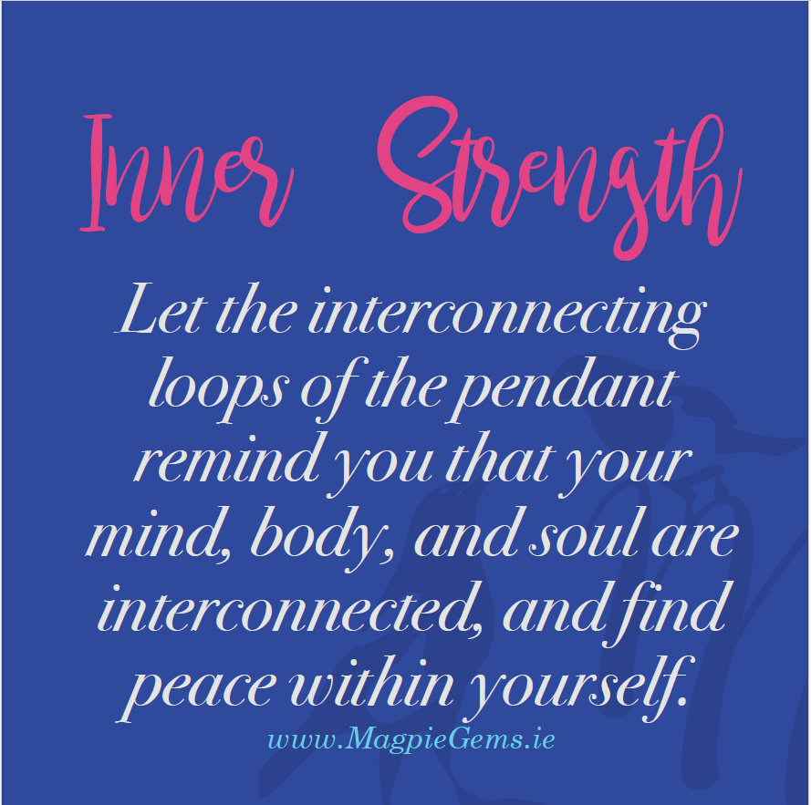 Inner Strength Symbol Wellness Celtic Necklace