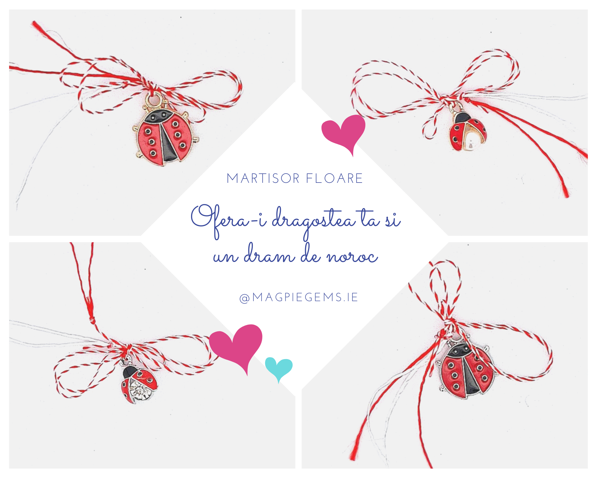 Ladybug Whispers Martisor Collection for Children