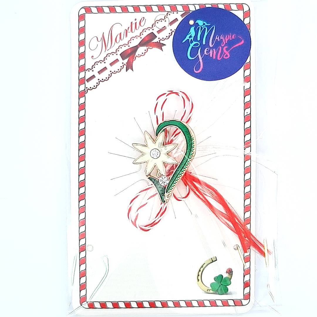 Broche Martisor Golden Bloom