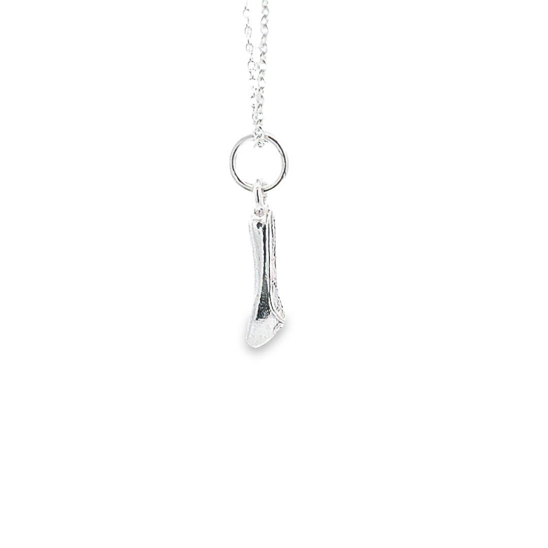 Enchanting Ballet Slipper Silver Necklace | CHARMING MOMENTS