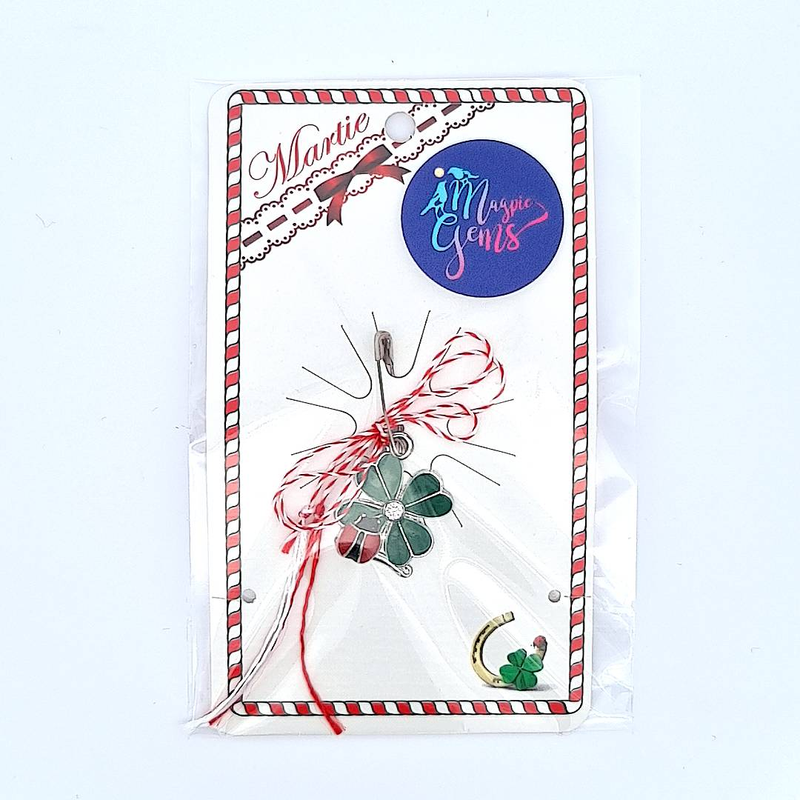 Lucky Clover with Ladybug Martisor | Martisoare