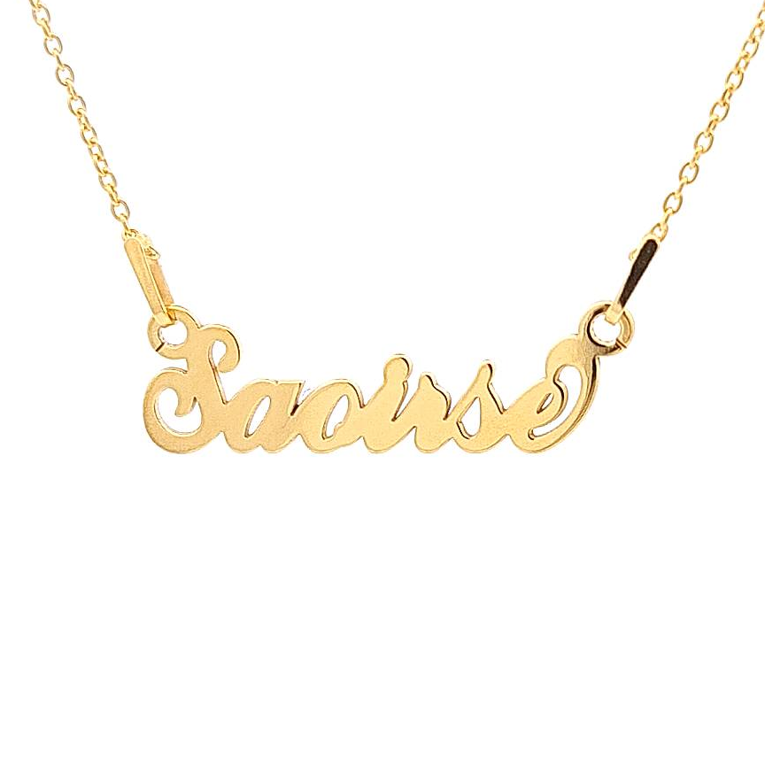 Saniya name locket gold deals