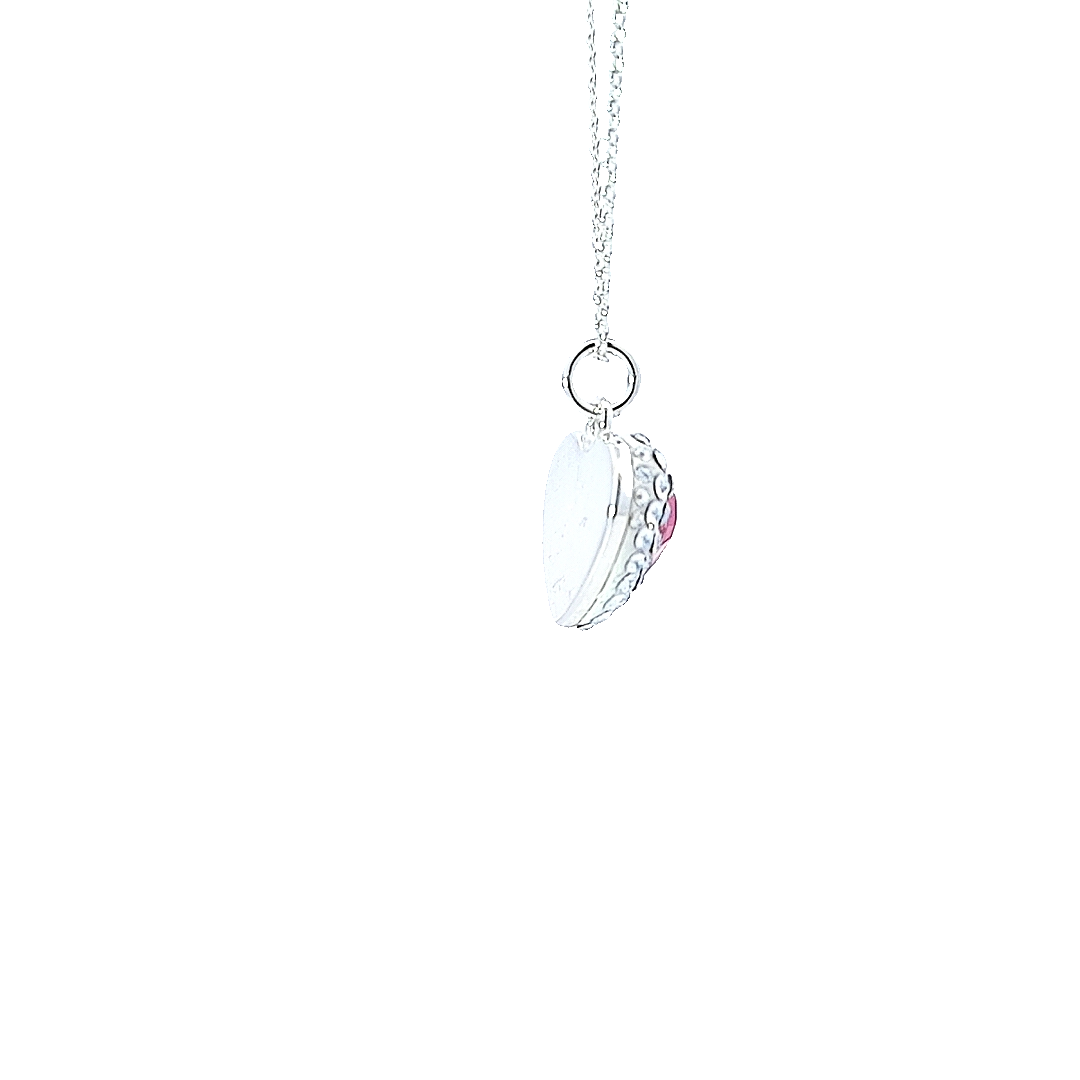 Heart Pave Pendant Necklace (Dazzling Heart Collection)