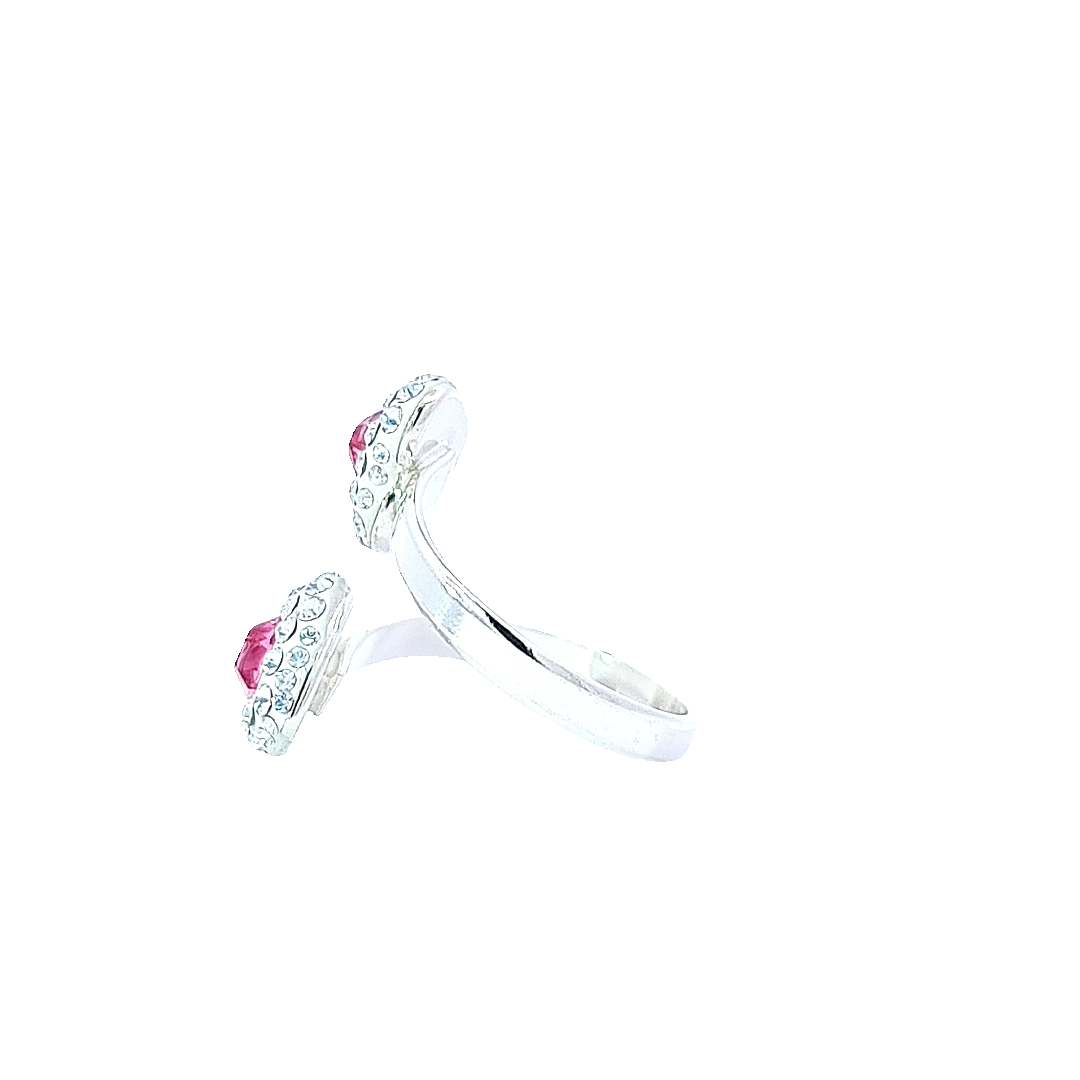 Heart Pave Wrap-Around Ring (Dazzling Heart Collection)