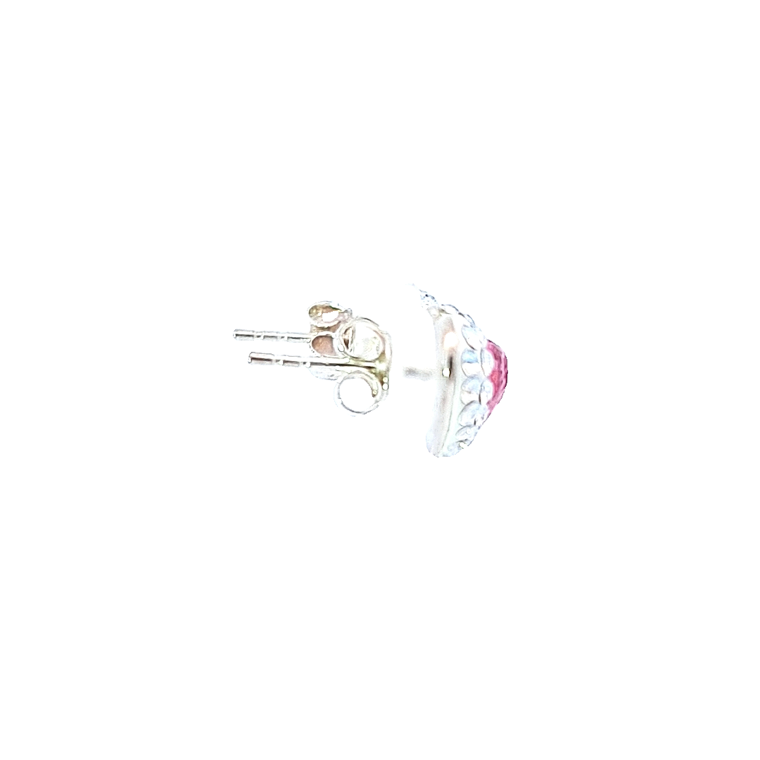 Boucles d'oreilles à clous en forme de cœur (collection Dazzling Heart)