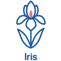 Iris – Wisdom & Friendship – The iris Mărțișor brooch celebrates wisdom, faith, meaningful bonds and new journeys.