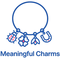 Meaningful charms – Symbols like ladybug, clover and snowdrop carry stories of luck, renewal and joy.