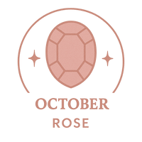 October – Rose (Opal Alternative) – A stone of love, hope, and creative expression.