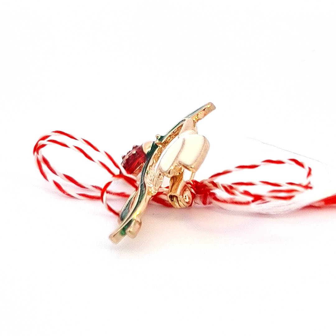 Martisoare Whispers of Spring Martisor Snowdrop Brooch