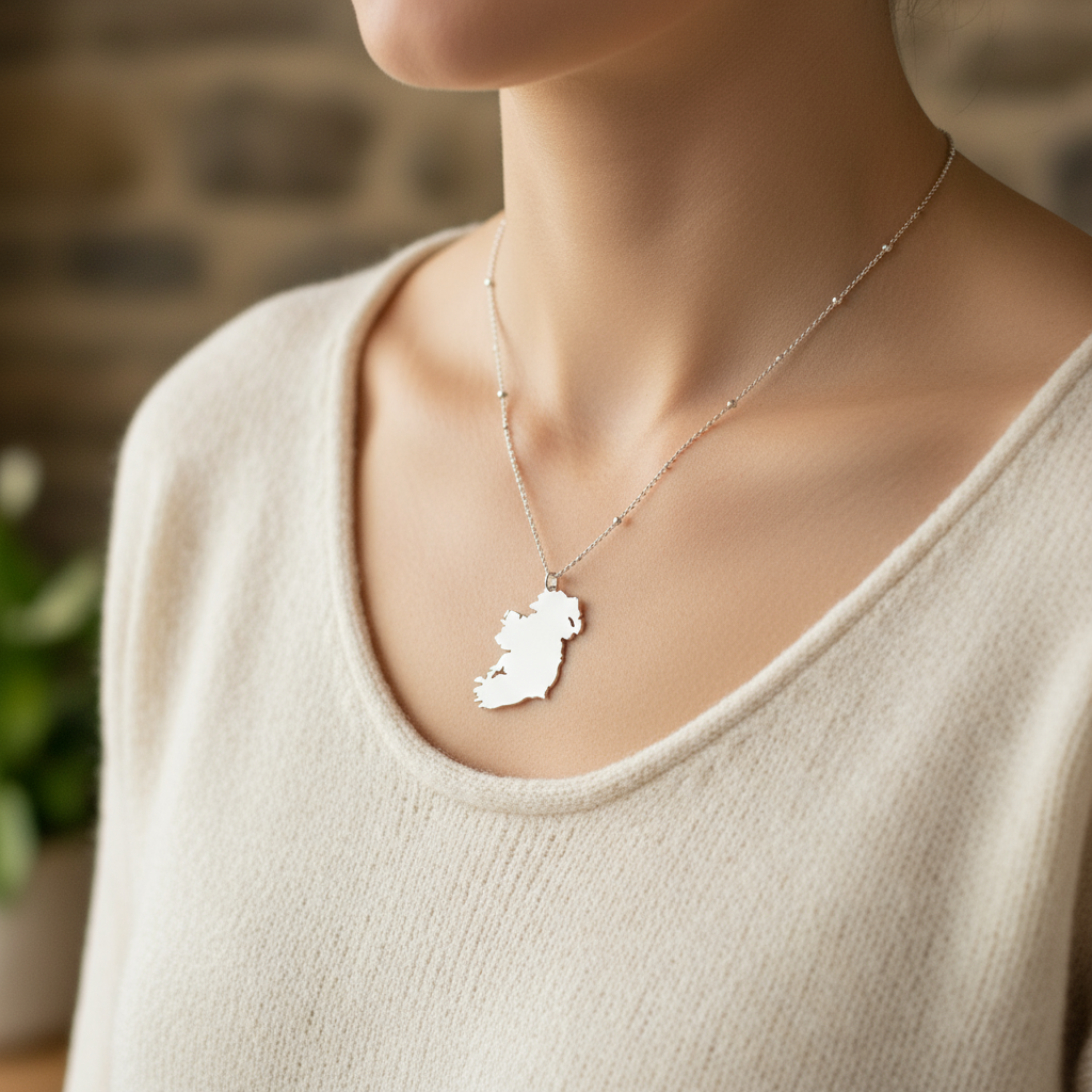 ÉIRE - Ireland Map Pendant Necklace