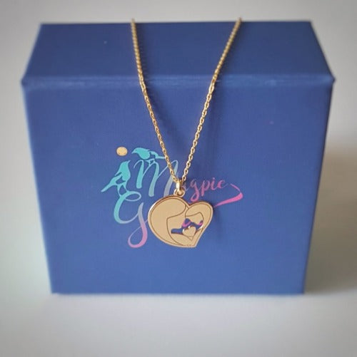 You are my heart Necklace | Mother Daughter Gift | Silver or Gold Plated