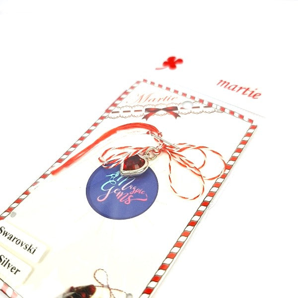 Martisor pendant in Sterling Silver | Choose your design - Personalised Sterling Silver Jewellery Ireland. Birthstone necklace. Shop Local Ireland - Ireland