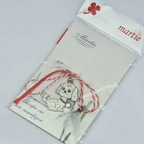 Martisor Doggie - Personalised Sterling Silver Jewellery Ireland. Birthstone necklace. Shop Local Ireland - Ireland