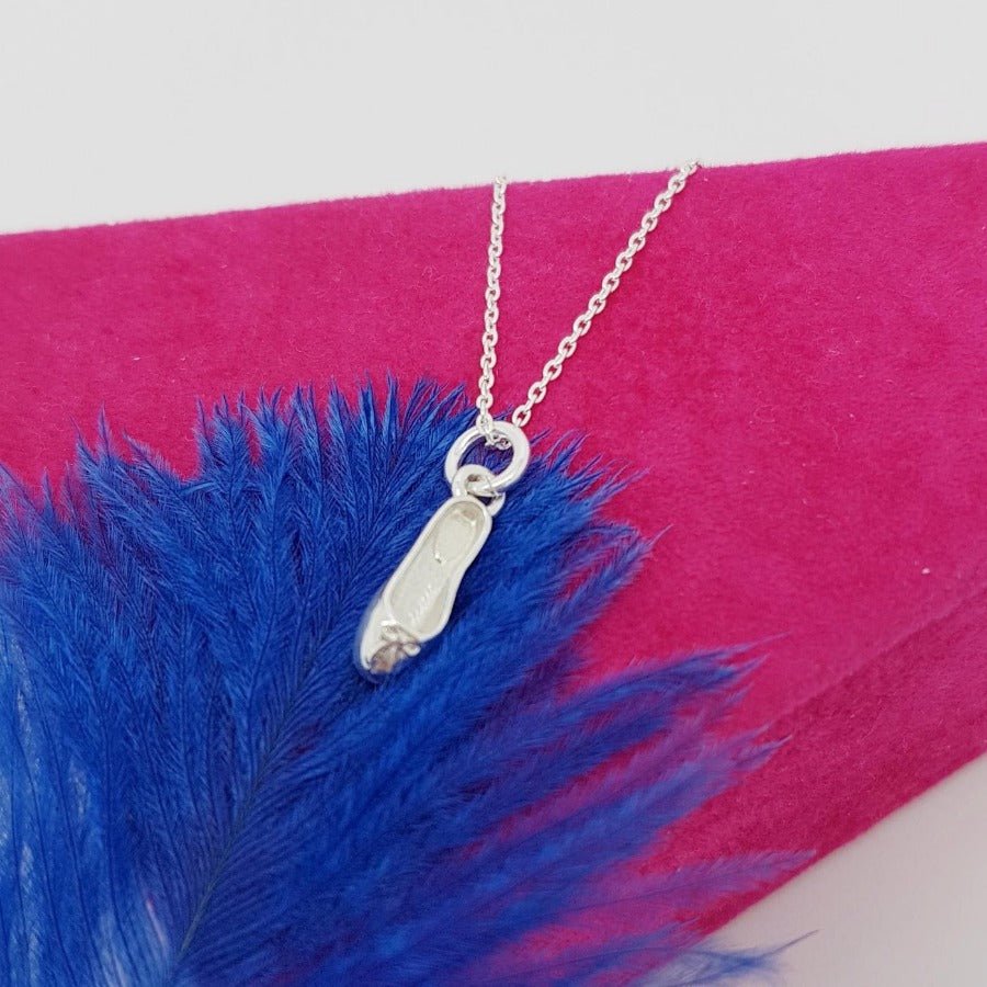 Ballet Slipper Necklace | CHARMING MOMENTS, [product type], - Personalised Silver Jewellery Ireland by Magpie Gems