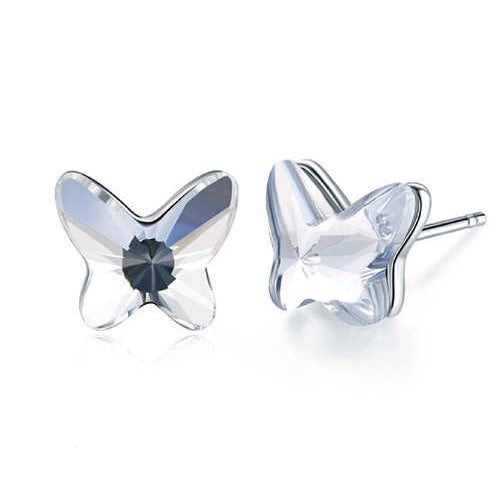 Butterfly Bliss Stud Earrings (8mm) | Little Miss Butterfly