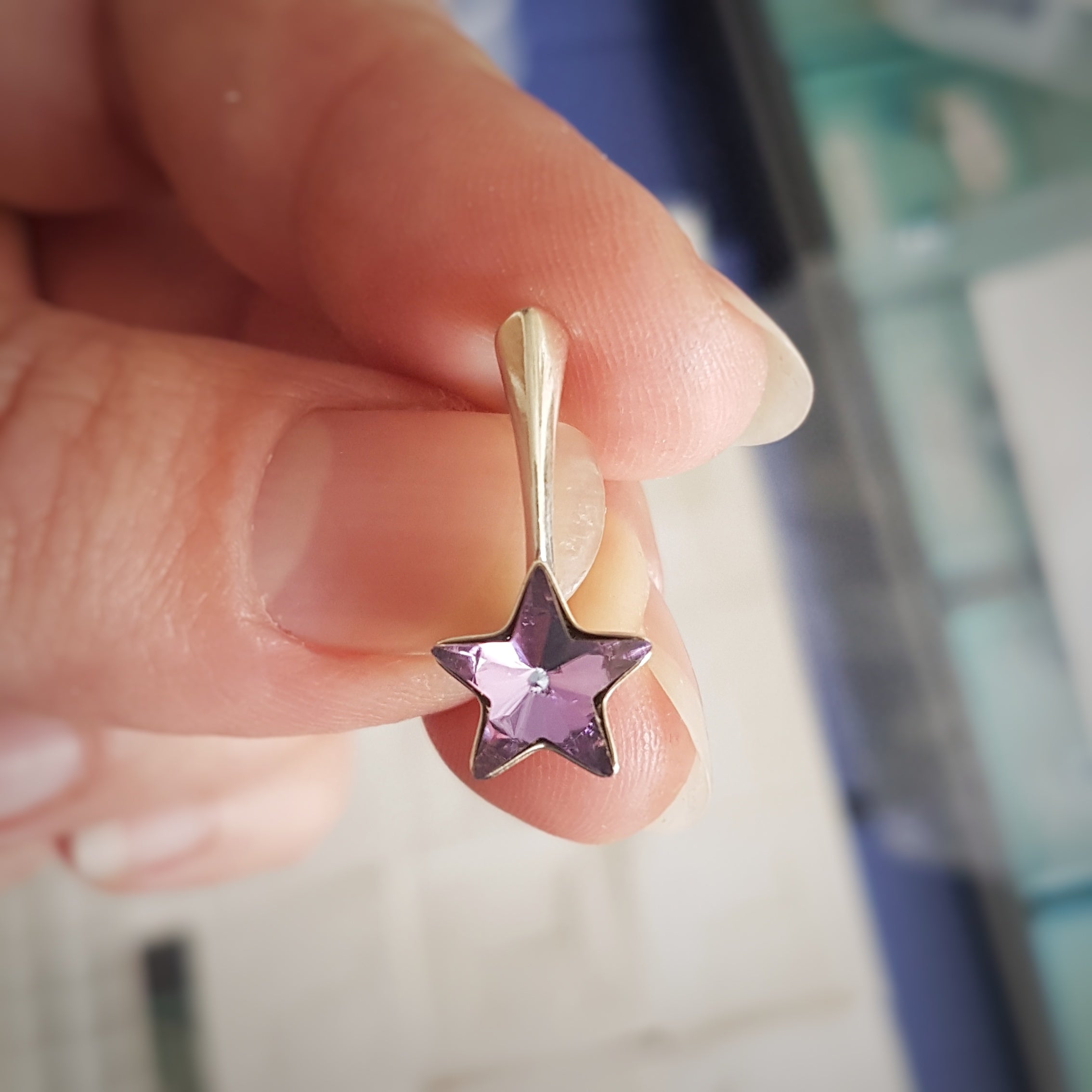 Little Miss Star Leverback Earrings | Choose your color, [product type], - Personalised Silver Jewellery Ireland by Magpie Gems