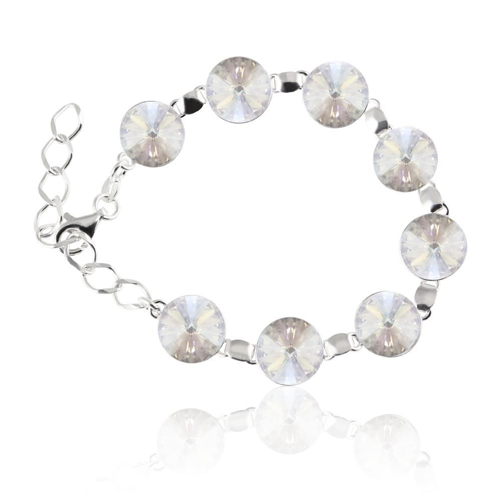 Rivoli Crystal Silver Bracelet