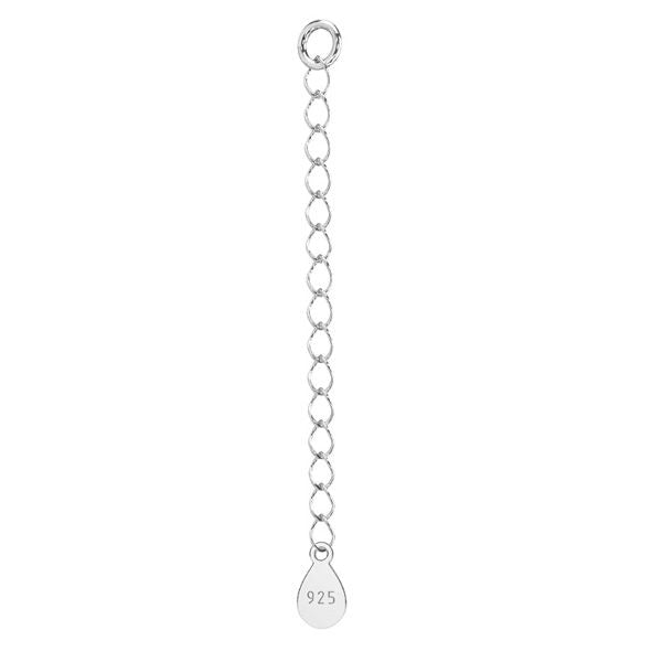 Rallonge de chaîne en argent sterling | 38 mm ou 60 mm | à ajouter
