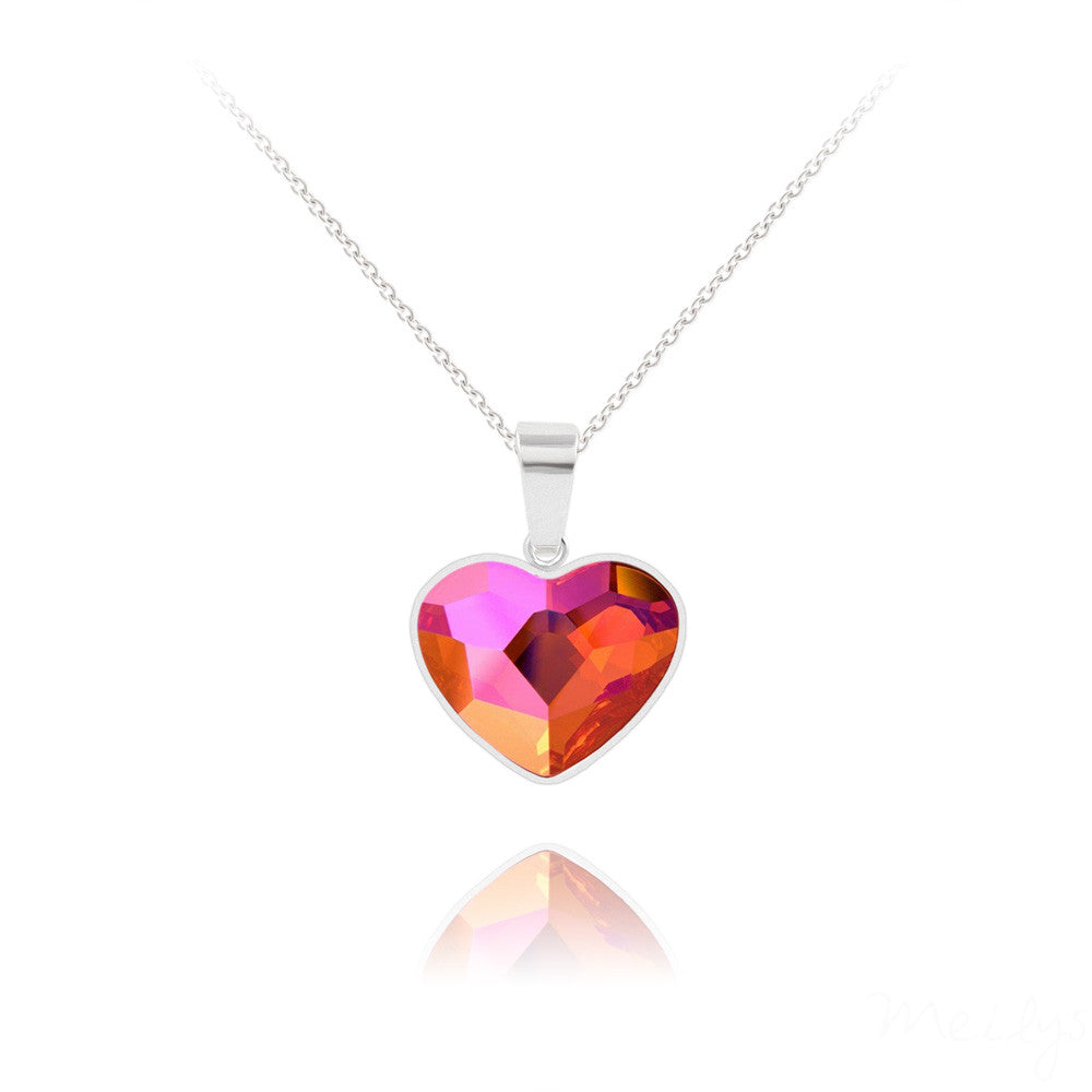 Heart Necklace in Silver | Little Miss Love