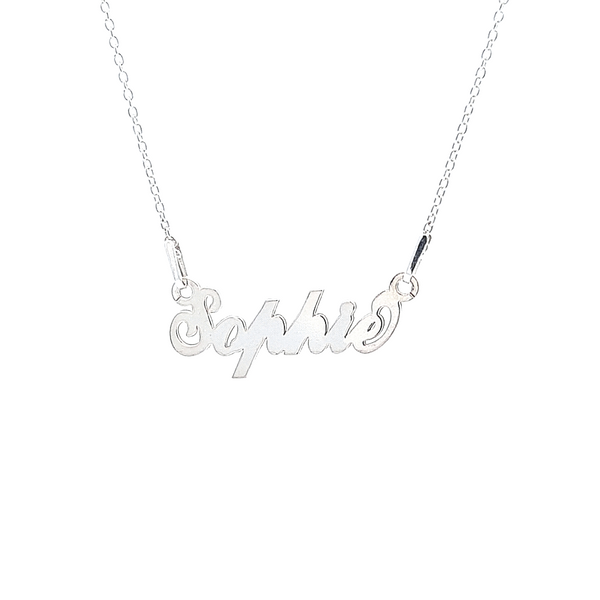 Ready-Made Name Necklace 925 Sterling Silver