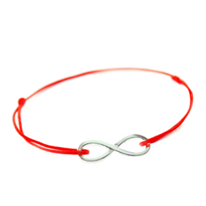Eternal Knot Adjustable Bracelet - Sterling Silver Infinity Connector