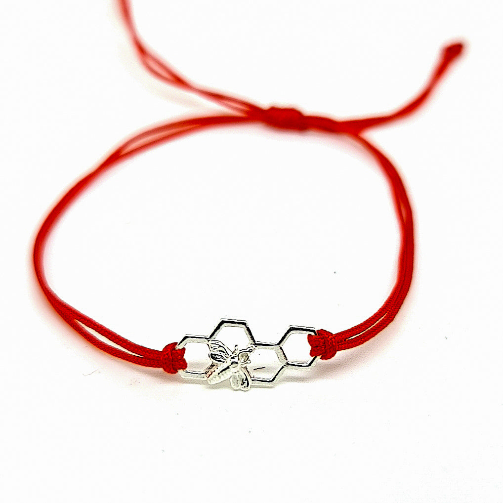 Red Slip Knot Bracelets Martisor Treasures Sterling Silver 925