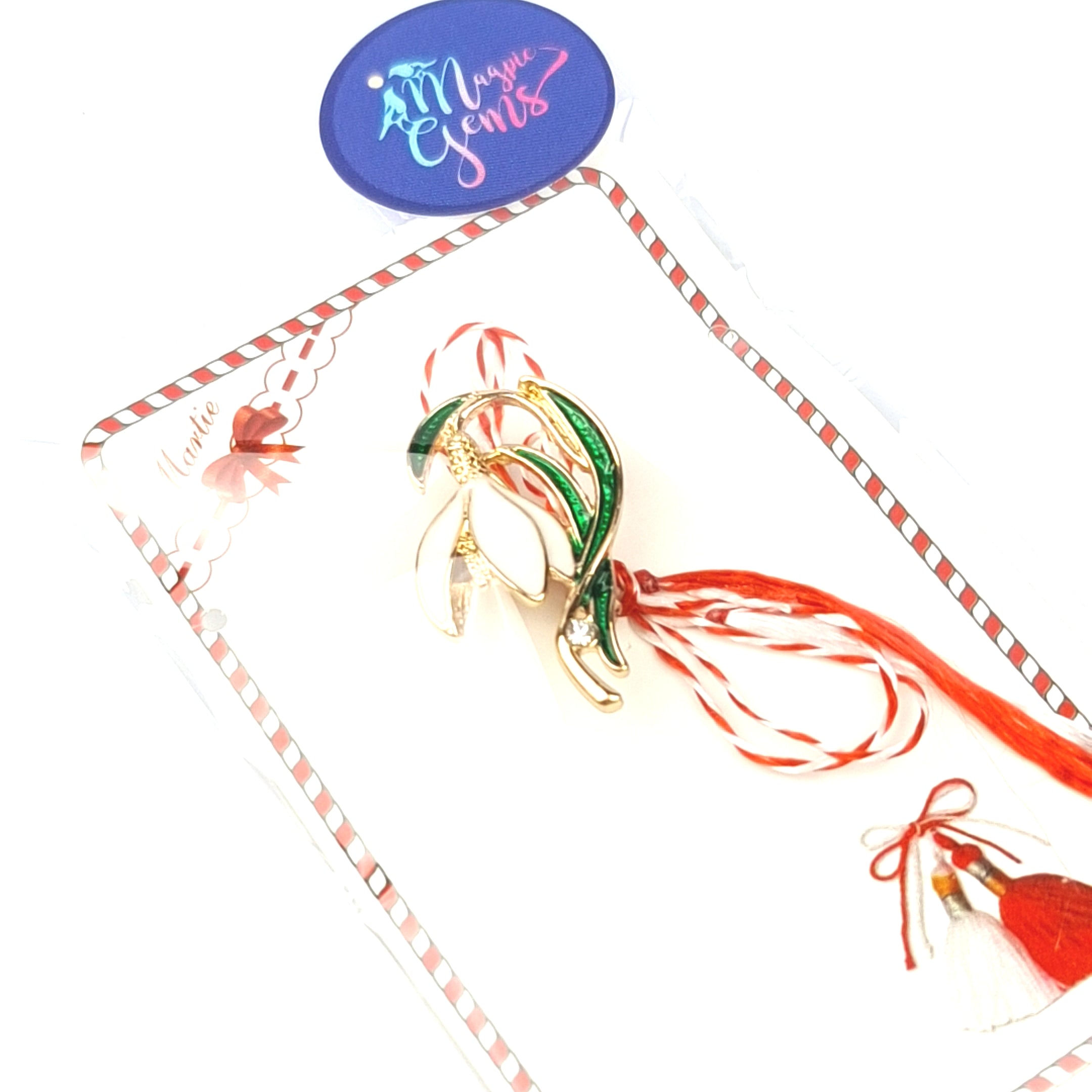 Martisor CAMPANILLA DE LA SUERTE - Broche / Brosa
