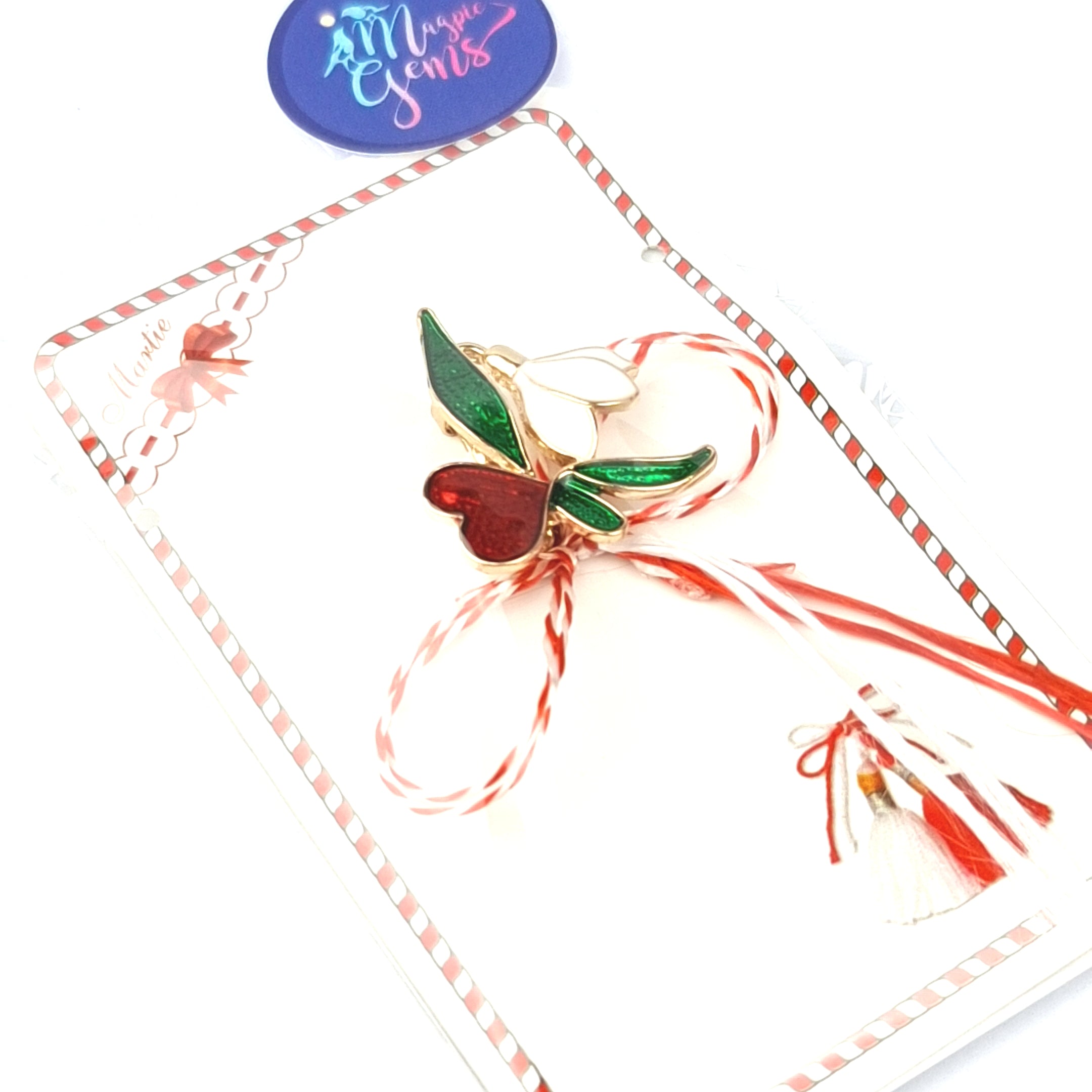 Martisor CAMPANILLA DE LA SUERTE - Broche / Brosa